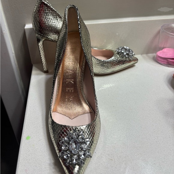 Silver Rhinestone Pumps - Picture 2 of 7